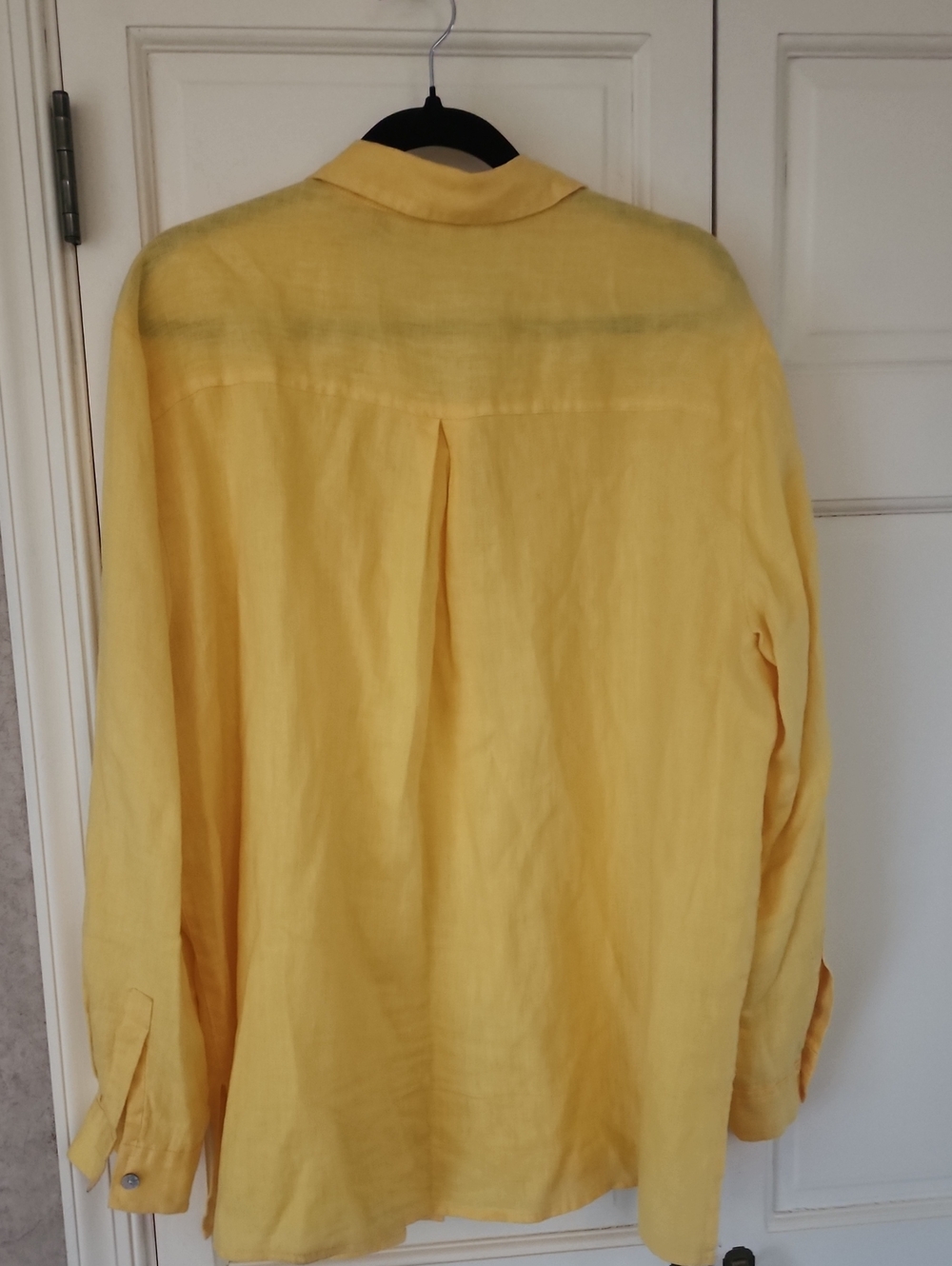 New Condition .Chico's Yellow Linen Shirt - Picture 8 of 8